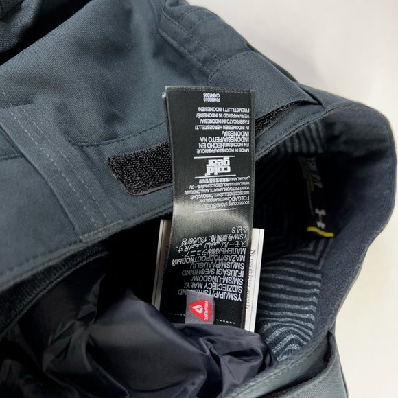 Under Armour Storm 3 Unisex Children Snow Pants Black Waterproof Youth S New - Picture 10 of 12